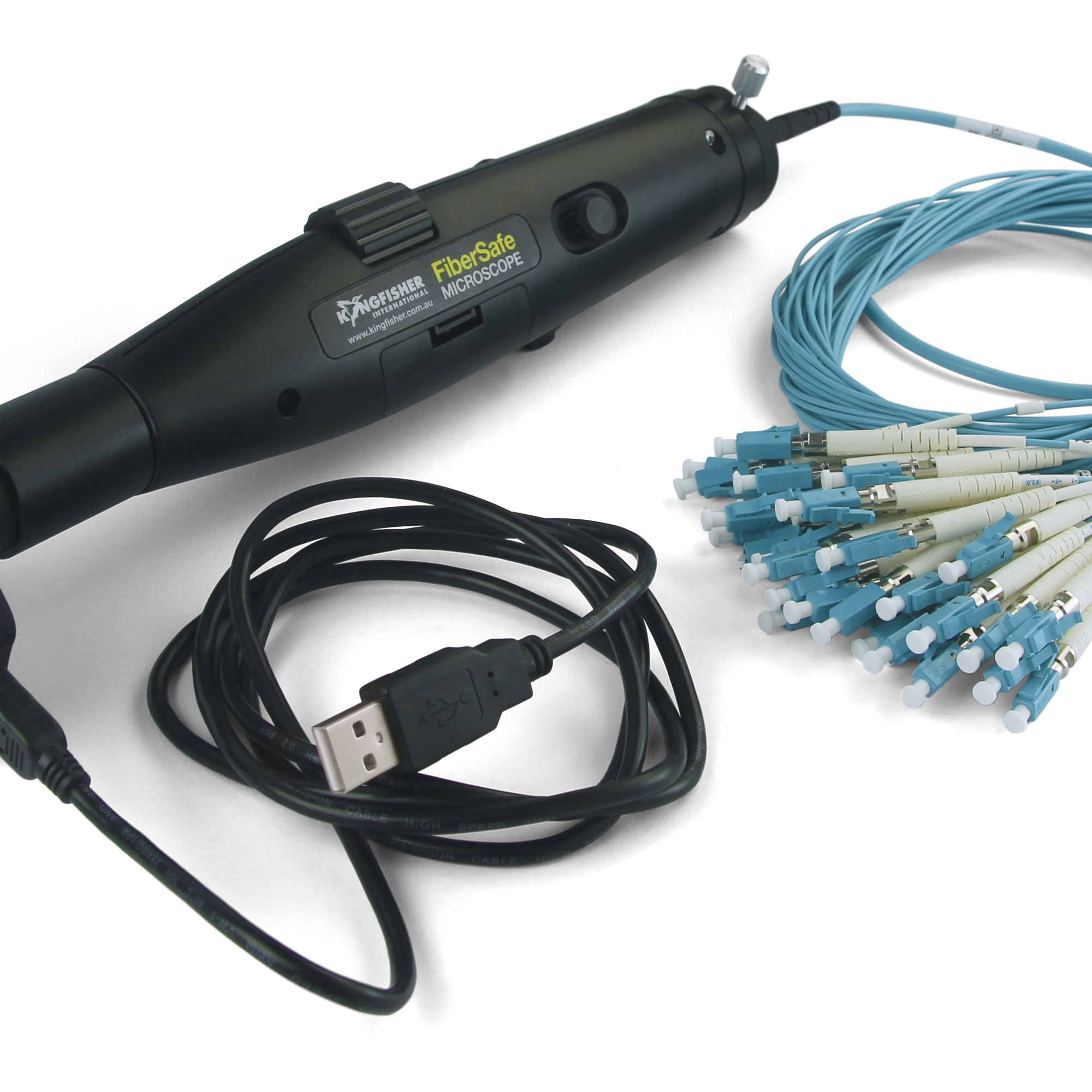 KI 6610 Fibersafe Microscope | Handheld x200 x400 MPO | Kingfisher